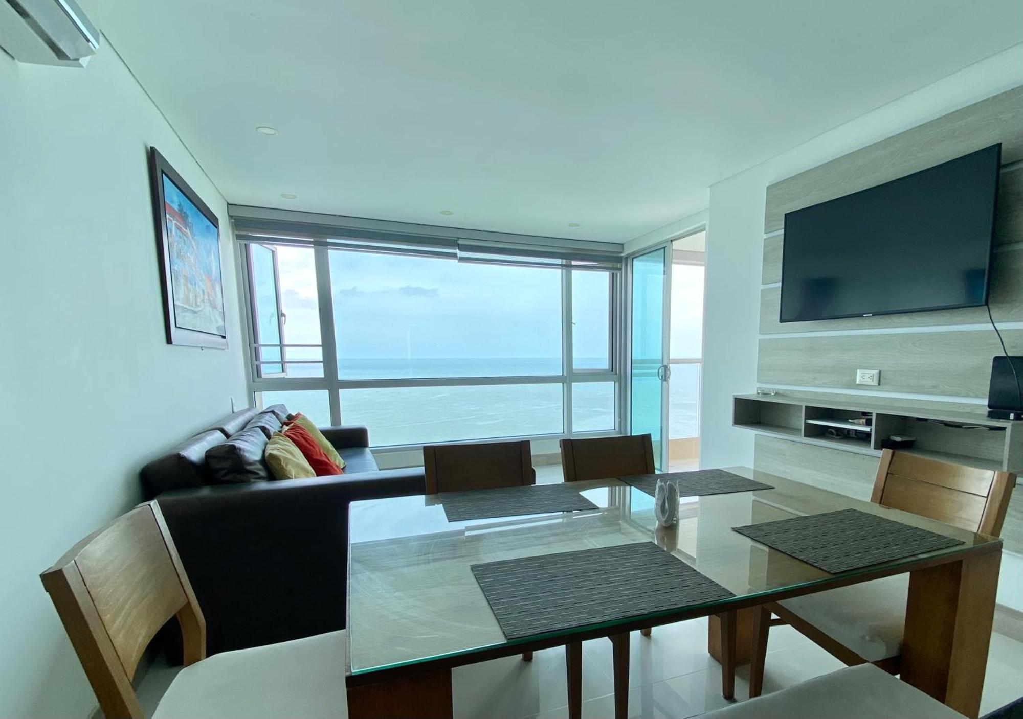 Apartamento En Cartagena Con Vista Al Mar Zewnętrze zdjęcie