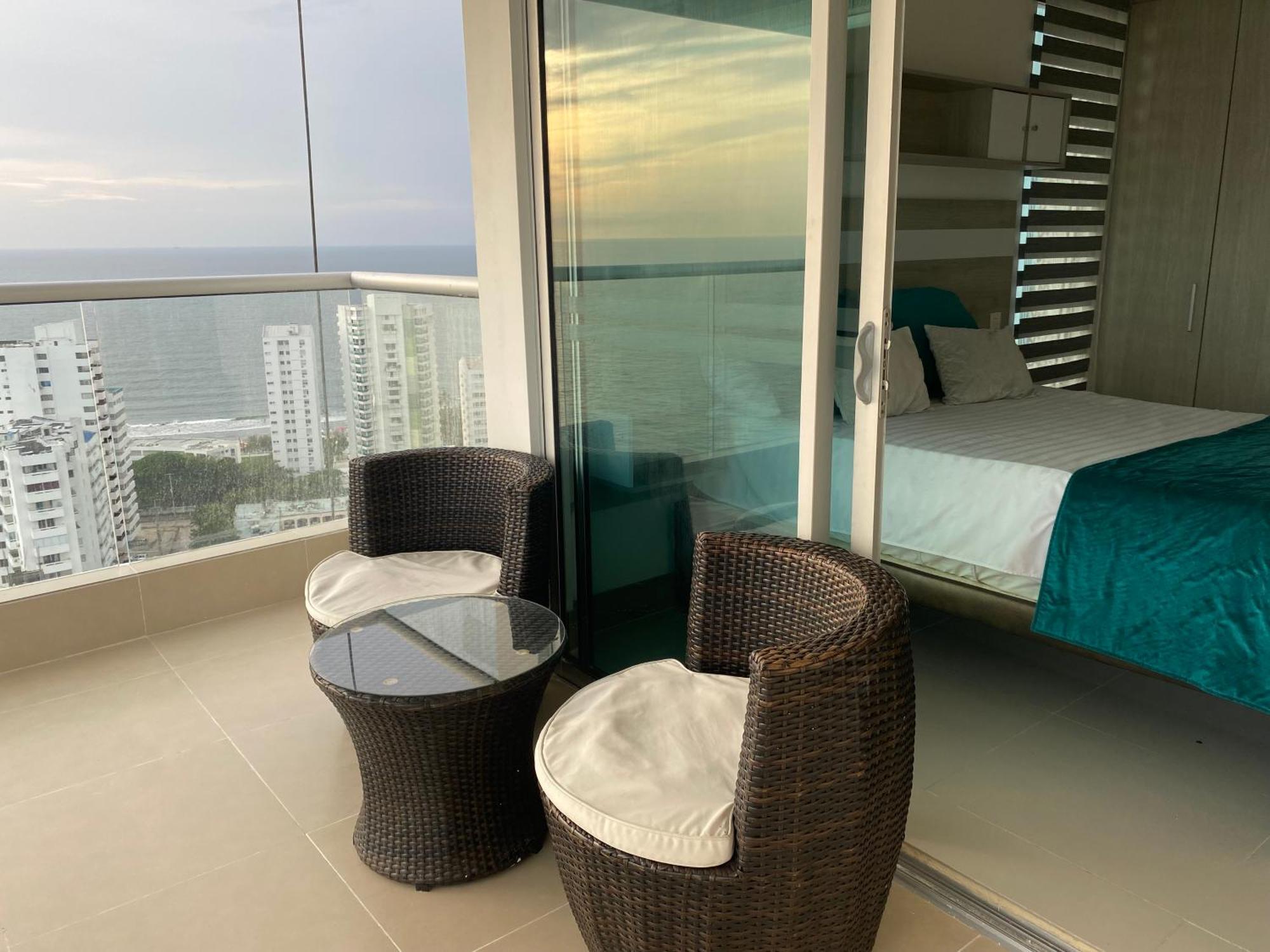 Apartamento En Cartagena Con Vista Al Mar Zewnętrze zdjęcie
